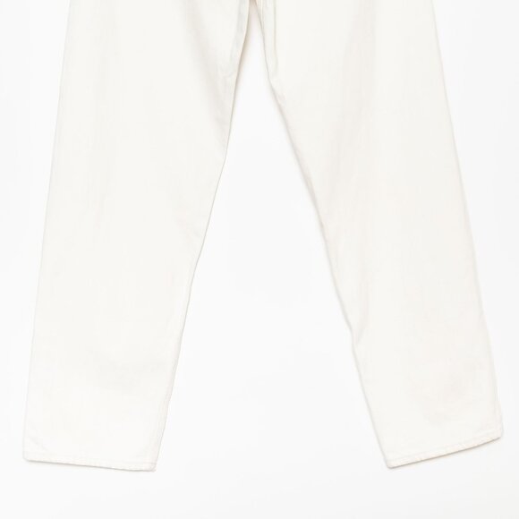 Agolde Criss Cross Upsized Organic Cotton Jean in Paste Off White Ivory - XS 24 - Picture 8 of 16